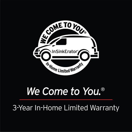 We Come to You.  
3-Year In-Home Limited Warranty