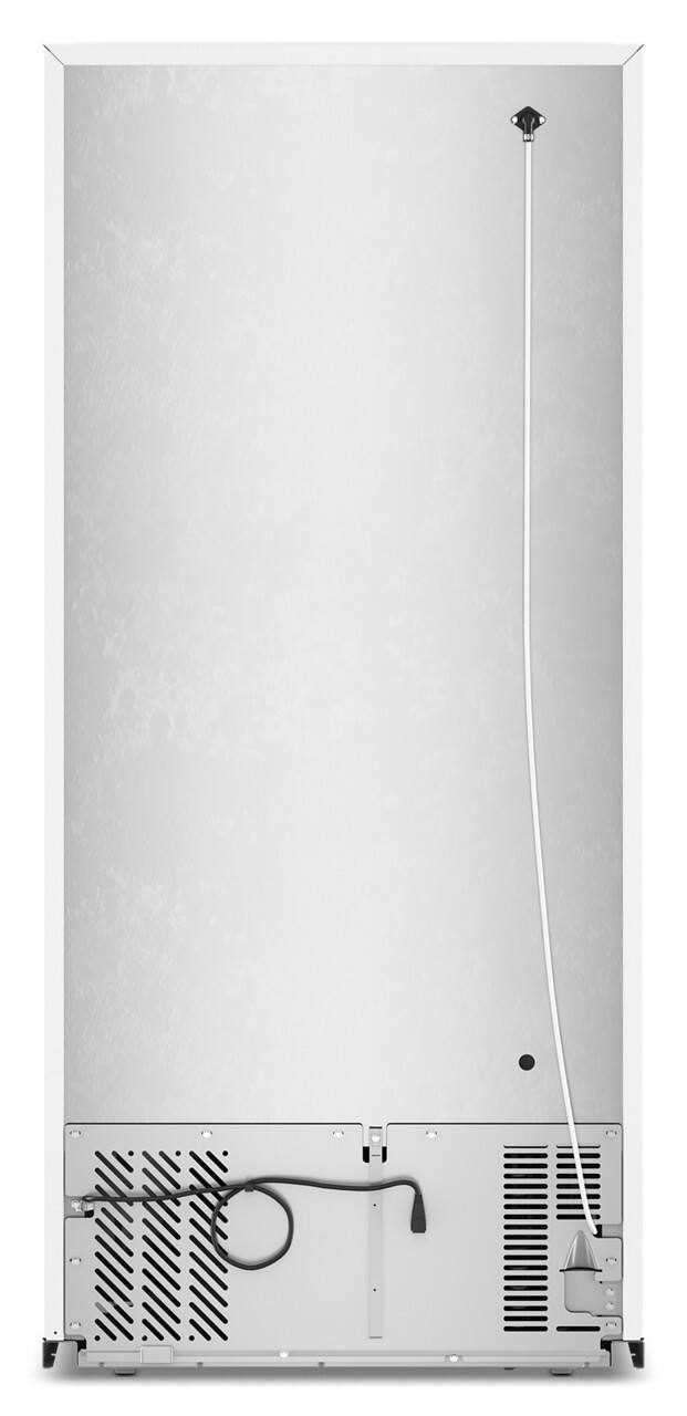 Back. Whirlpool - 14.3 Cu. Ft. Top-Freezer Refrigerator with Total Coverage Cooling - White.