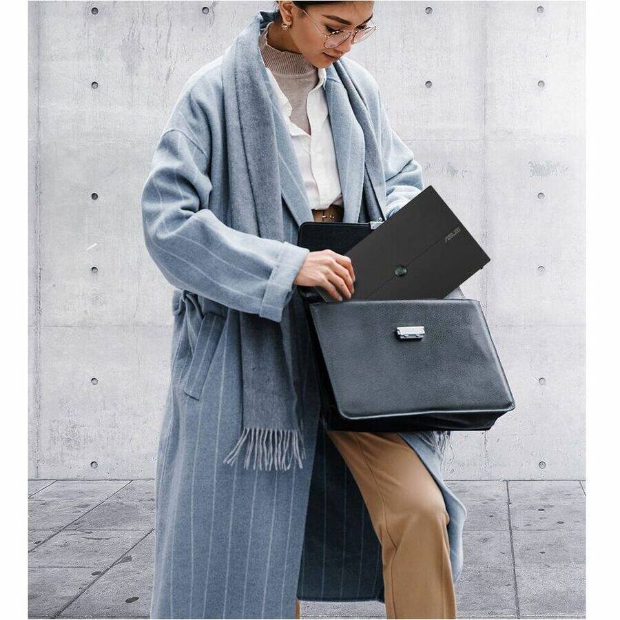 Alt View 1. ASUS - Asus ZenScreen MB16AMTR 16" Class LCD Touchscreen Monitor - 15.6" Viewable - 10 Point(s) Multi-touch Screen - 1920 x - Black.