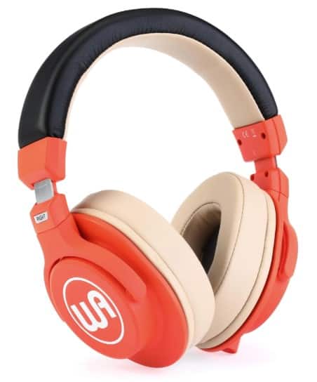 Warm Audio - Closed-Back Professional Studio Headphones for Tracking, Mixing, Monitoring, and Critical Listening, Removable Cables - Orange