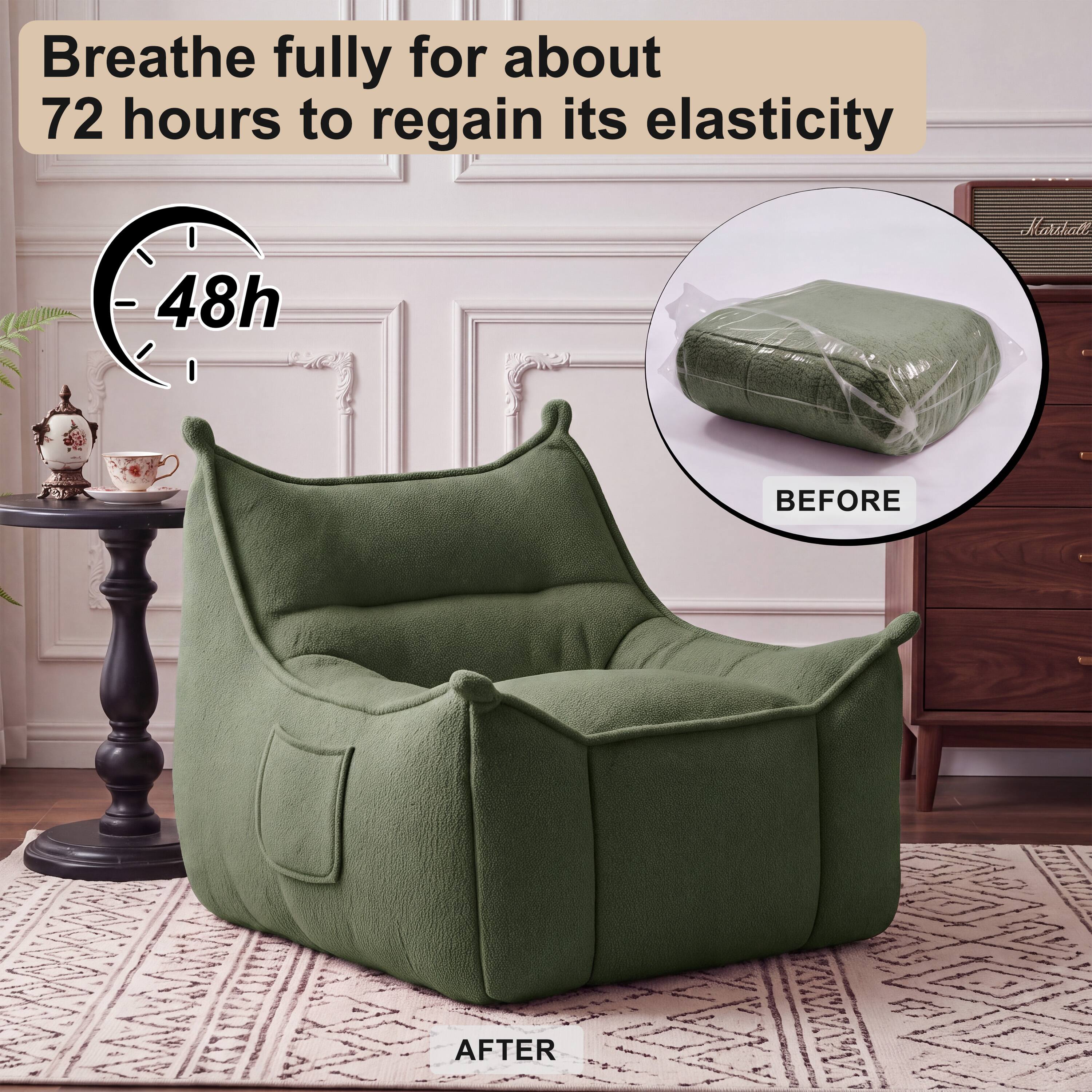 Breathe fully for about 72 hours to regain its elasticity

48h

BEFORE

AFTER
