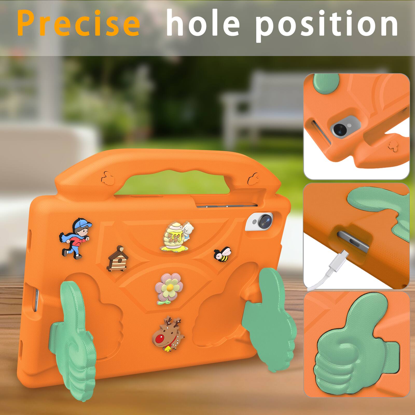 Precise hole position