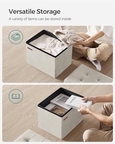 Versatile Storage  
A variety of items can be stored inside