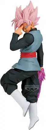 Front. PopMarket - Banpresto Dragon Ball Super Match Makers Goku Black -Super Saiyan Rose Statue - COLLECTIBLES - Multicolor.