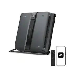 MOVA - N1 Window Cleaning Robot, 8kPa Suction, Smart Mapping and Obstacle Avoidance, Light-Weight Design - Black