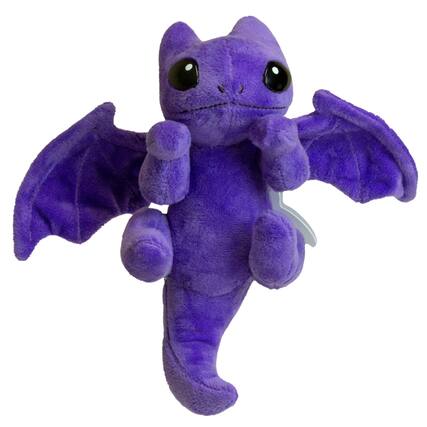 Front. Toynami - Little Embers 7 Inch Plush w/ Moveable Limbs & Magnetic Hands | Cinder (Purple) - Purple.
