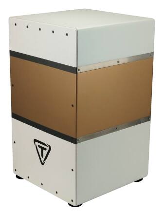 Front. Tycoon Percussion - Cajon, 29cm Wide, Steel Band Feature, Adjustable Snare Wires, Includes Allen Wrench, 29 Series.