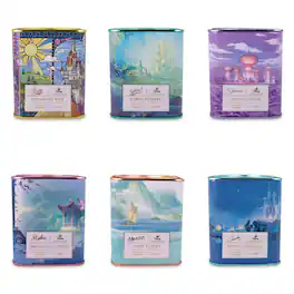 Ukonic - Disney Princess Home Collection 10.5oz Tea Tin Candle Set of 6 - Multicolored