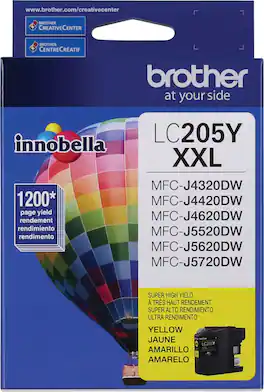 Brother - LC205Y XXL Super High-Yield Ink Cartridge - Yellow