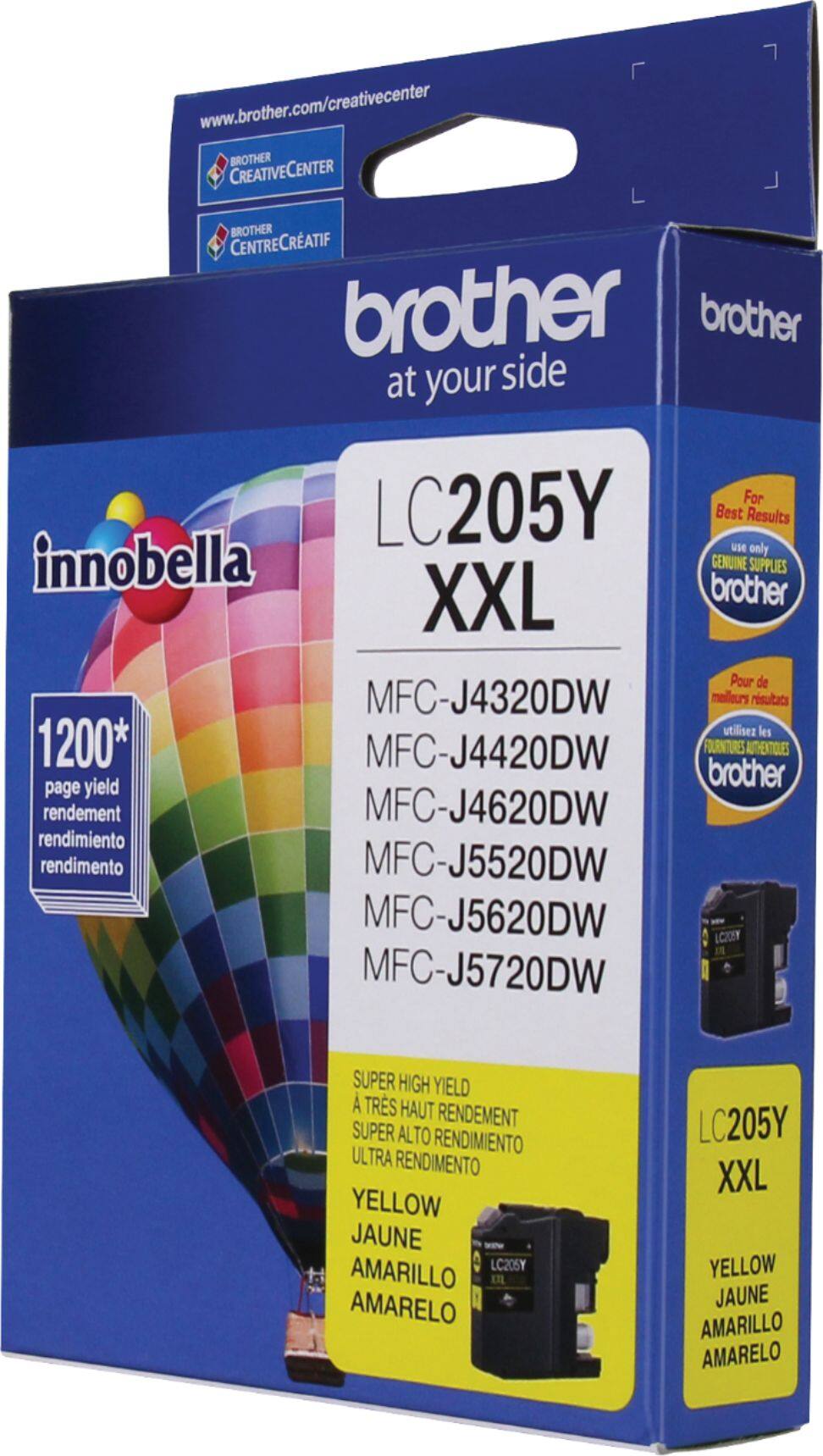 Alt View 13. Brother - LC205Y XXL Super High-Yield Ink Cartridge - Yellow.