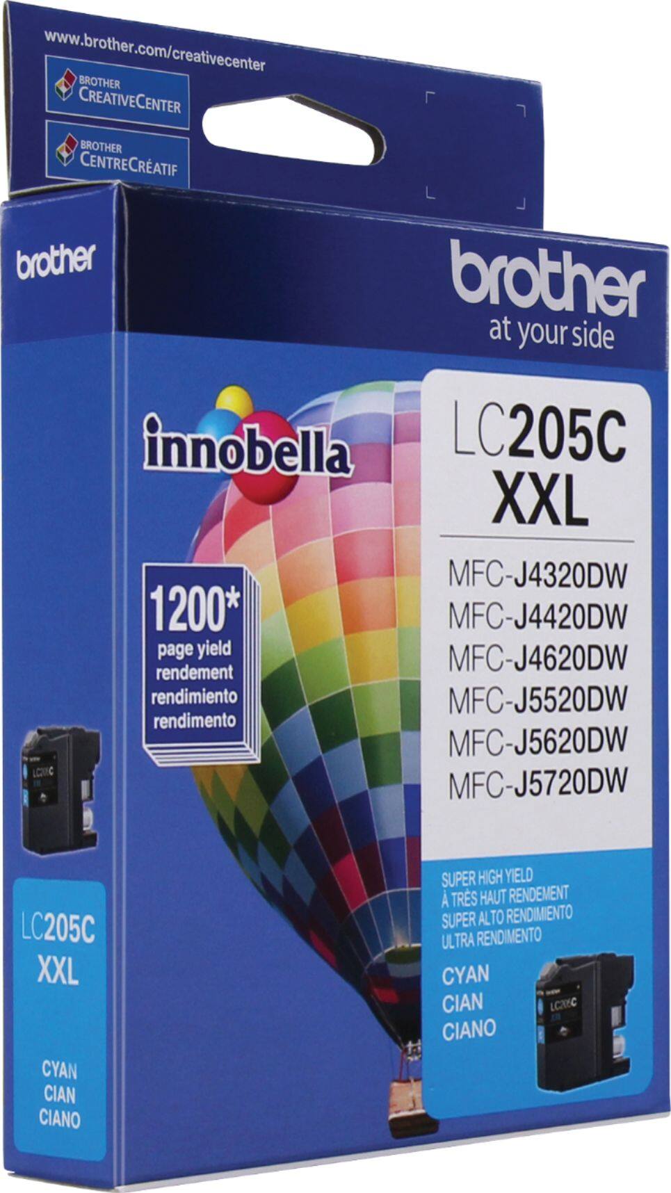 Alt View 12. Brother - LC205C XXL Super High-Yield Ink Cartridge - Cyan.
