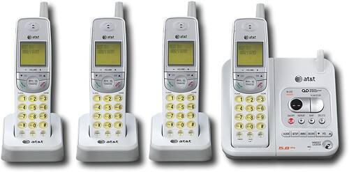 Front Standard. AT&T - 5.8GHz Analog Cordless Phone System with Digital Answering System.