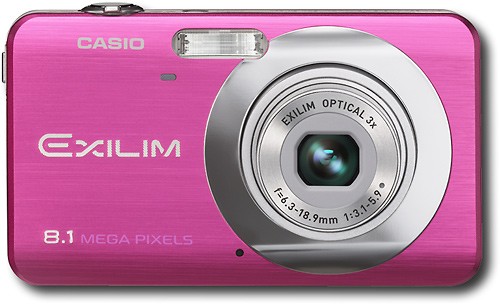 Best Buy: Casio EXILIM 8.1MP Digital Camera Pink EX-Z80VP