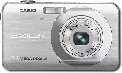 system ressource Styrke Best Buy: Casio EXILIM 8.1MP Digital Camera Silver EX-Z80SR