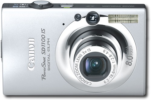  Canon - PowerShot 8.0-Megapixel Digital ELPH Camera - Silver
