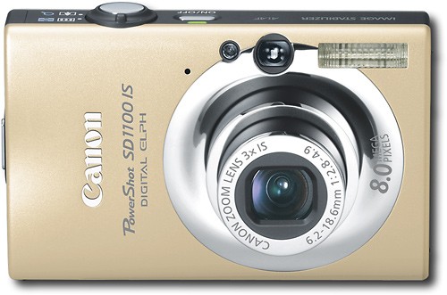  Canon - PowerShot 8.0MP Digital ELPH Camera - Gold