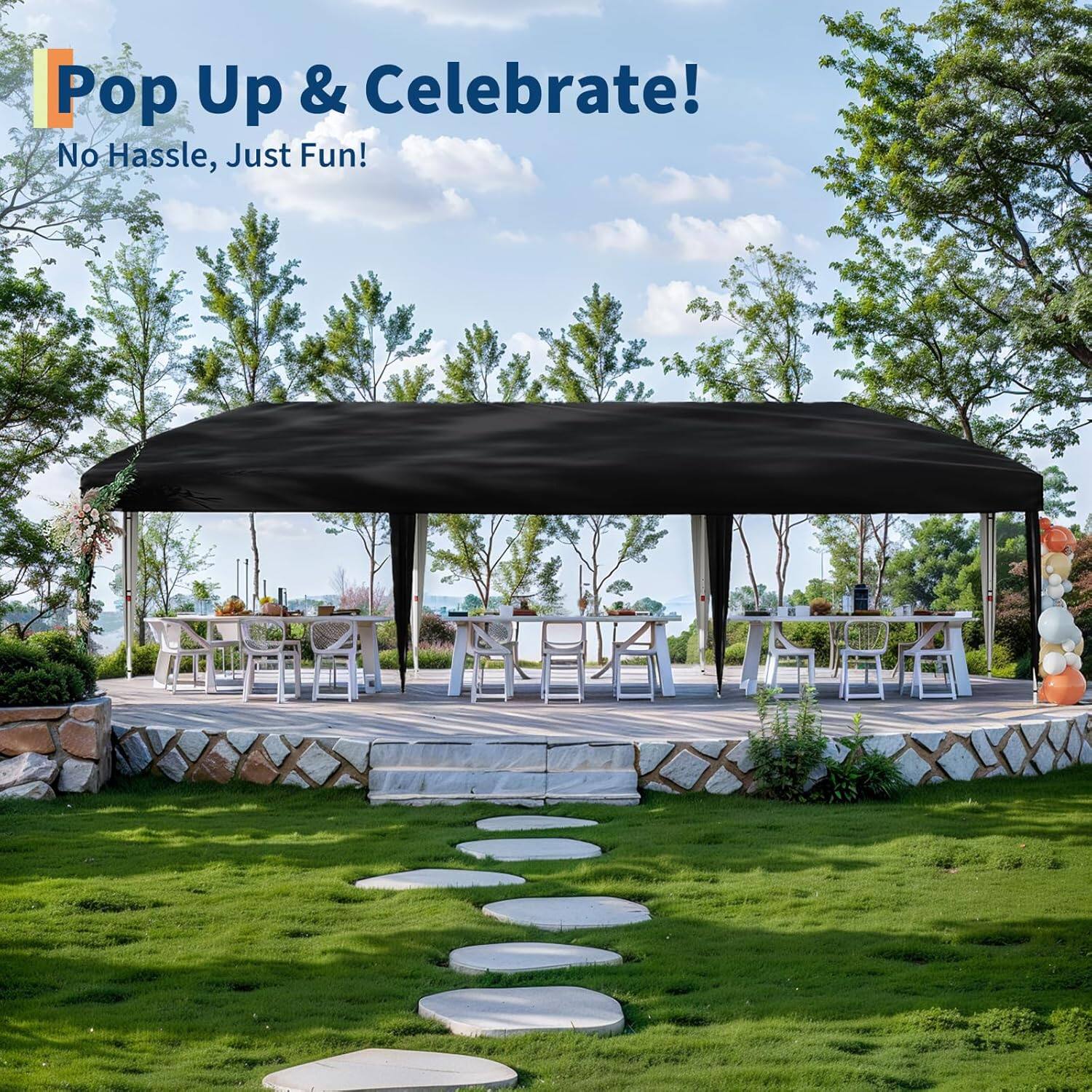 Pop Up & Celebrate!  
No Hassle, Just Fun!