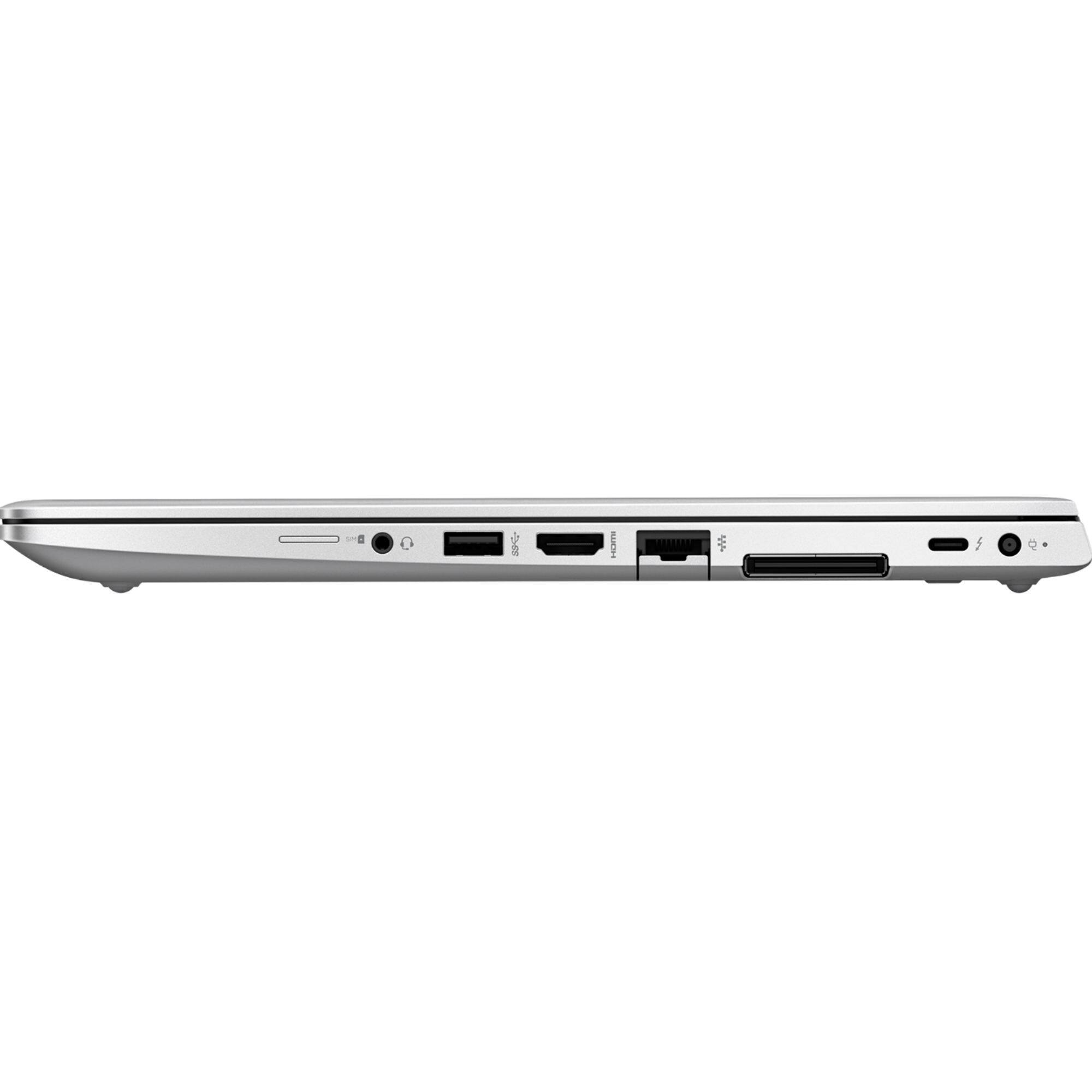Alt View 5. HP - EliteBook 840 G6 14" FHD Intel Core i5-8365U 1.6 GHz 16 GB DDR4 256 GB SSD Intel UHD Graphics 620 Windows 11 Pro Laptop - Silver.