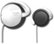 Front Standard. Philips - Ear Clip Headphones - Black/Silver/Pink.