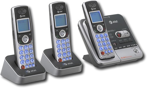  AT&amp;T - 5.8GHz Expandable Cordless Phone System with Digital Answering System