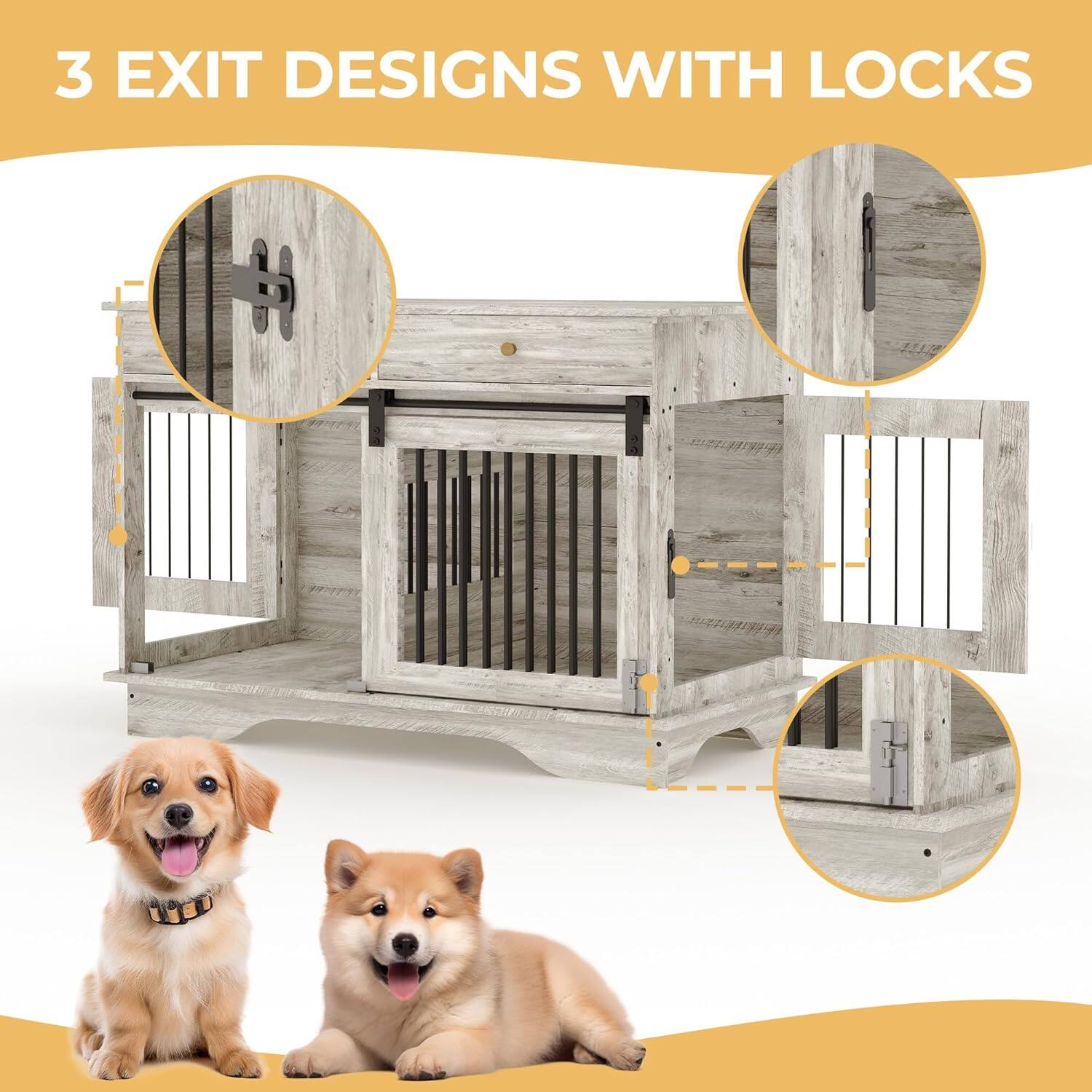 3 EXIT DESIGNS WITH LOCKS