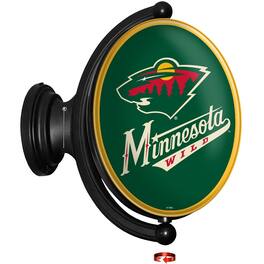 The Fan-Brand - Minnesota Wild 23'' x 21'' Illuminated Rotating Wall Sign - Multicolor