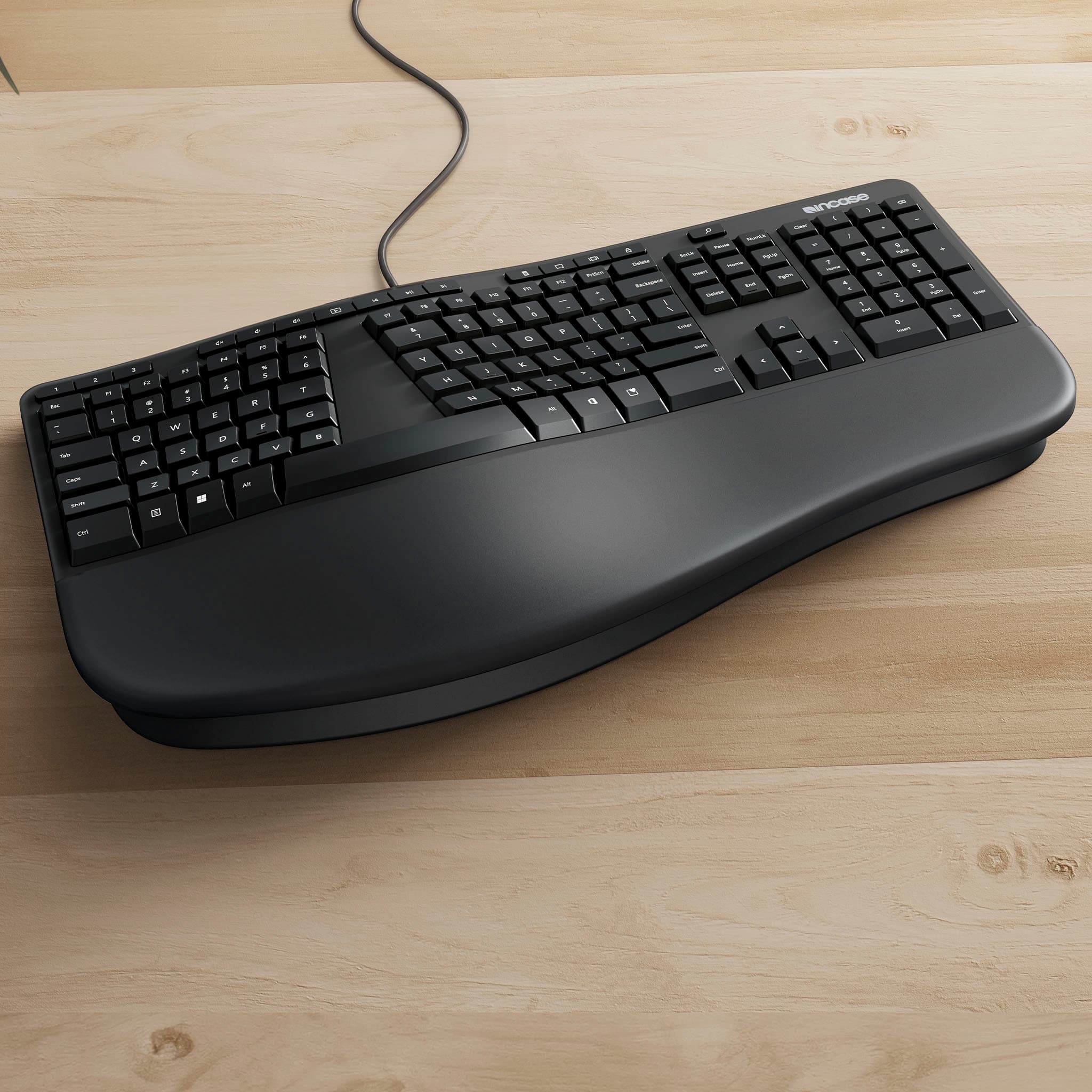 Alt View 5. Incase - Ergonomic Keyboard EN Layout Designed by Microsoft - Black.