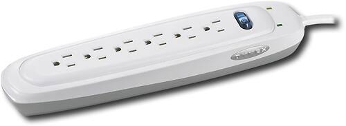 Angle. Dynex™ - 6-Outlet Surge Protector - Multi.