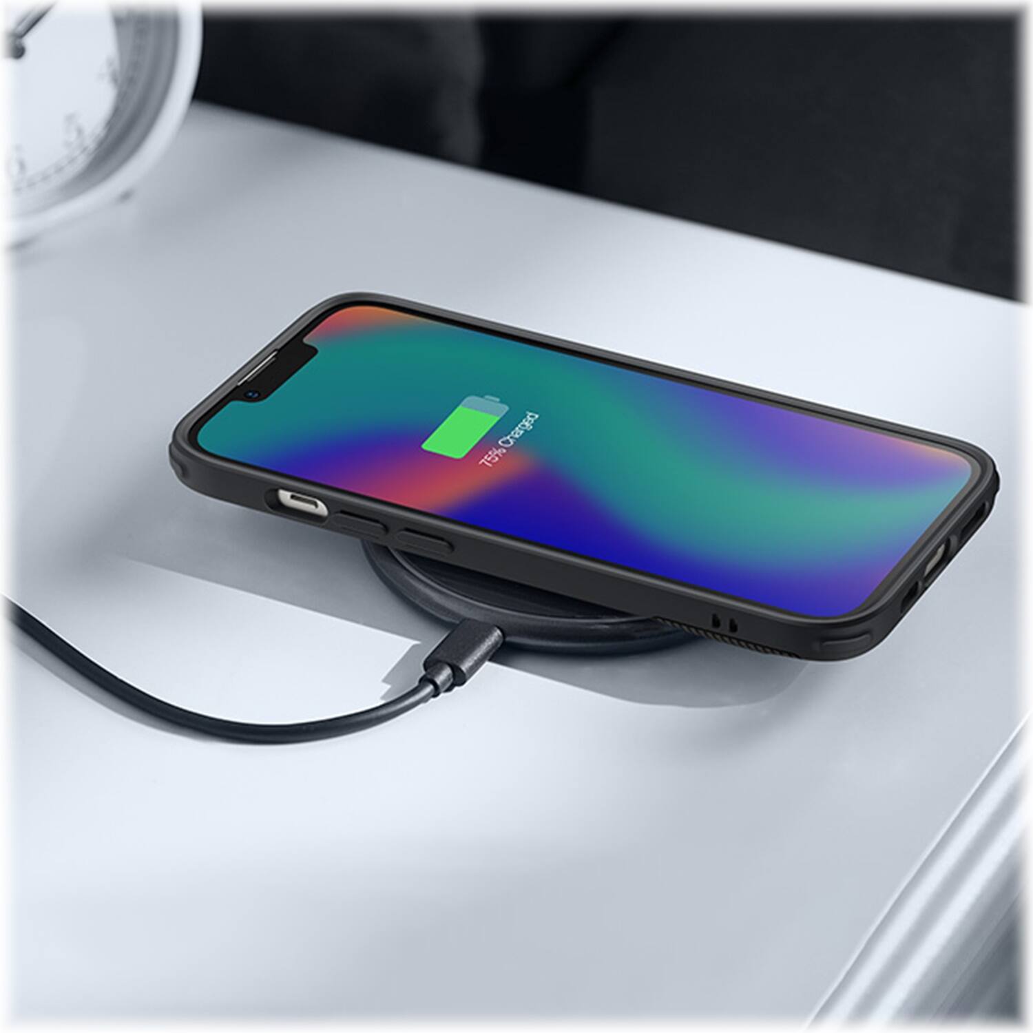 Alt View 15. SaharaCase - AirShield Boost Kickstand Series Case for Apple iPhone 14 Plus - Black.