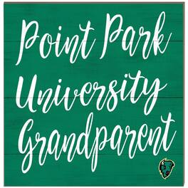 Jardine - Point Park Pioneers 10'' x 10'' Grandparent Plaque - Green
