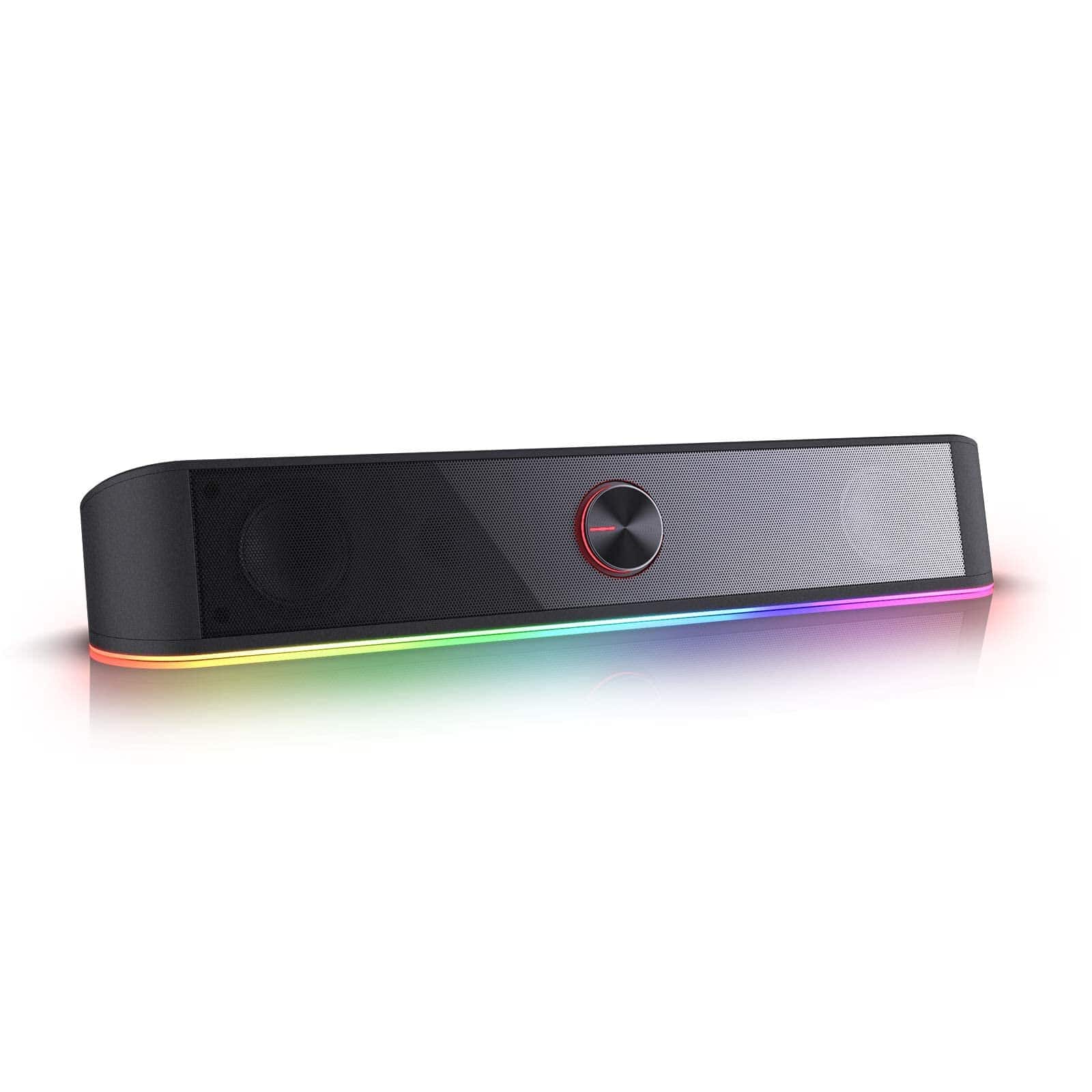 Dazzed Corner - Desktop Soundbar, Computer Speaker - Black
