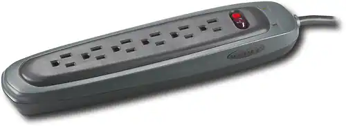 Angle. Dynex™ - 6-Outlet PC Home/Office Surge Protector - Multi.