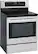 Angle. LG - 6.3 Cu. Ft. Self-Cleaning Freestanding Electric Convection Range - Stainless Steel.
