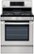 Front. LG - 5.4 Cu. Ft. Freestanding Gas True Convection Range with EasyClean and WideView Plus Window - Stainless Steel.
