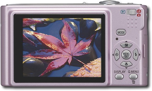 Best Buy: Panasonic Lumix 8.1-Megapixel Digital Camera Pink DMC-FS3P