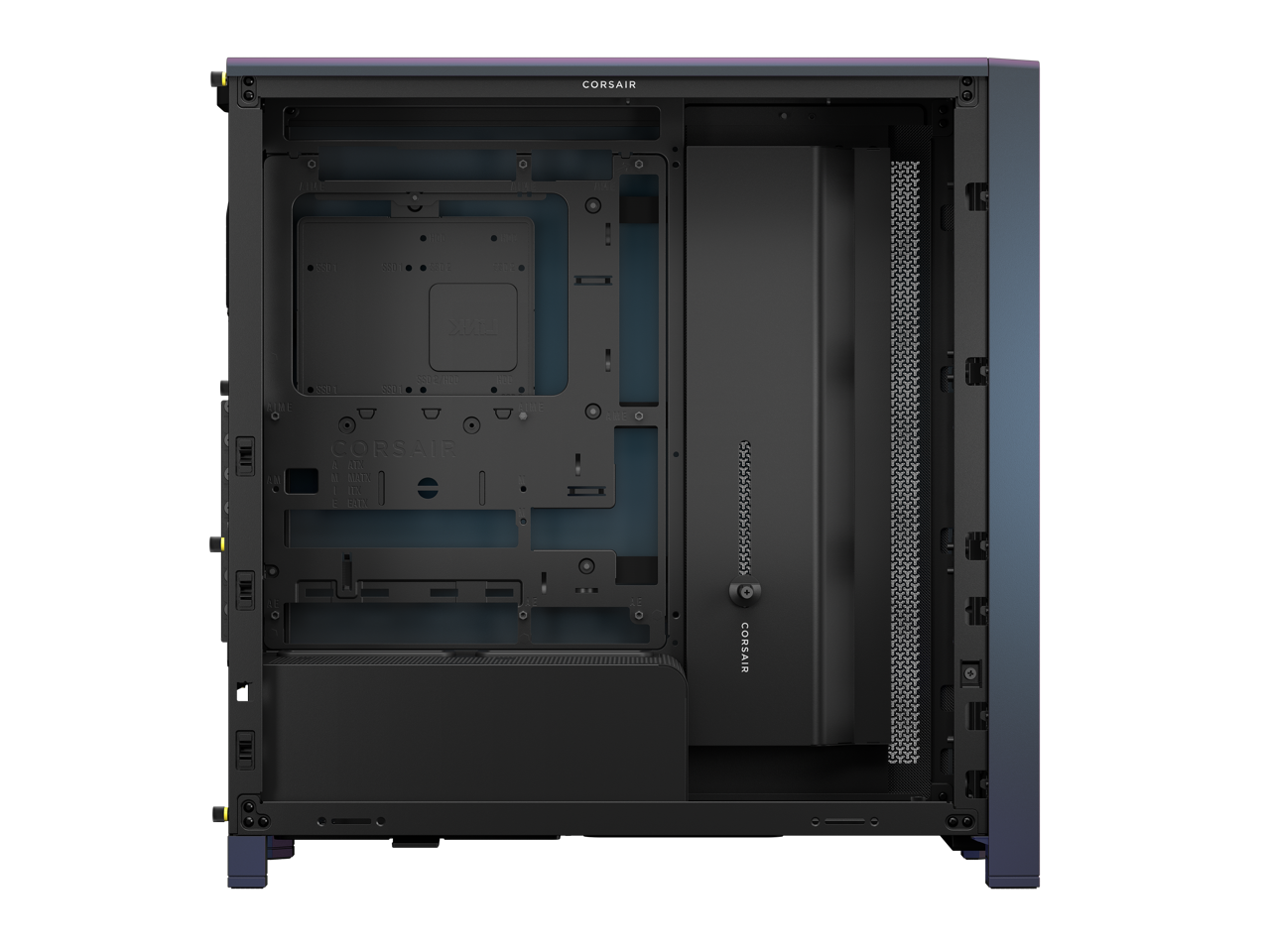 4000d Top Radiator CORSAIR FRAME 4000D Modular Mid Tower PC Case Vault Series, Galaxy ...
