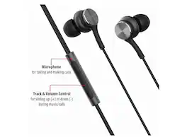 Maxell - Fusion X USB-C Earbuds - Stereo, Wired, 3.94 ft - Black