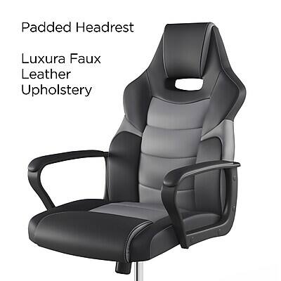 Padded Headrest  
Luxura Faux Leather Upholstery