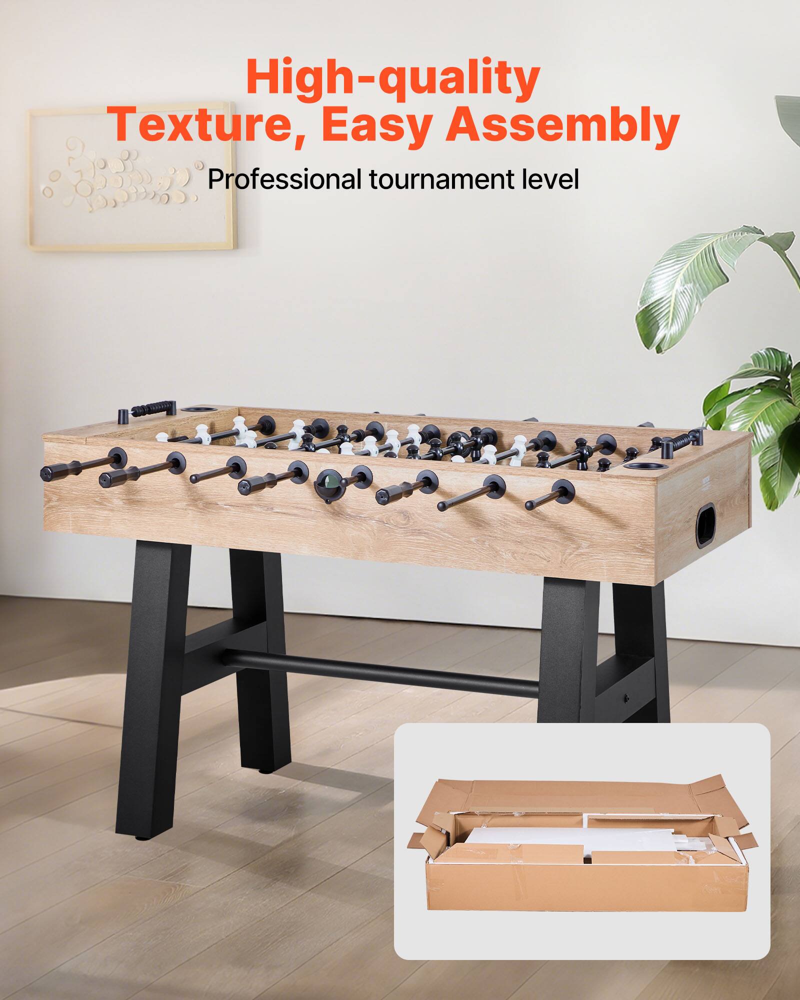 High-quality Texture, Easy Assembly  
Professional tournament level