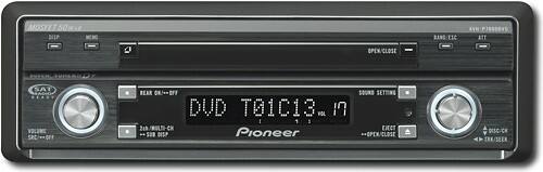 Front Standard. Pioneer - Satellite Radio/Apple® iPod®-Ready Deck with 7" Touch Screen.