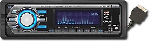 Front Standard. Sony - 52W x 4 Apple® iPod®-/Satellite Radio-Ready In-Dash CD Deck.