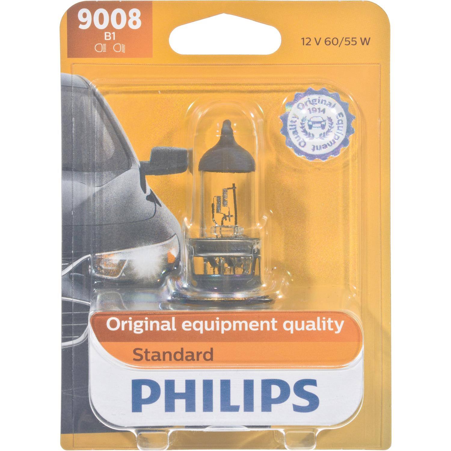 9008 B1 O O 12 V 60/55 W  
Original equipment quality  
Standard  
PHILIPS