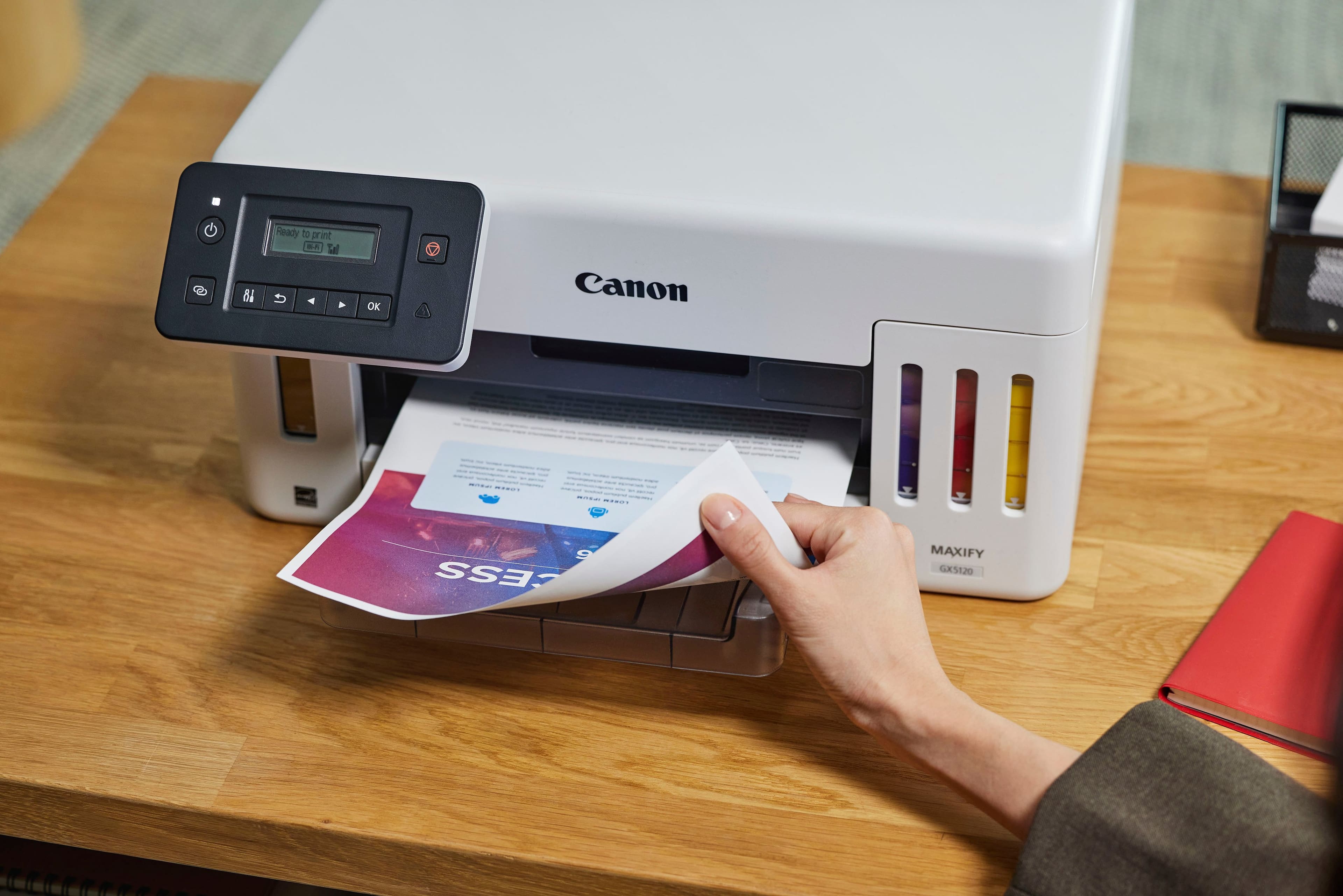 Ready to print 4 color Canon MAXIFY GXS120