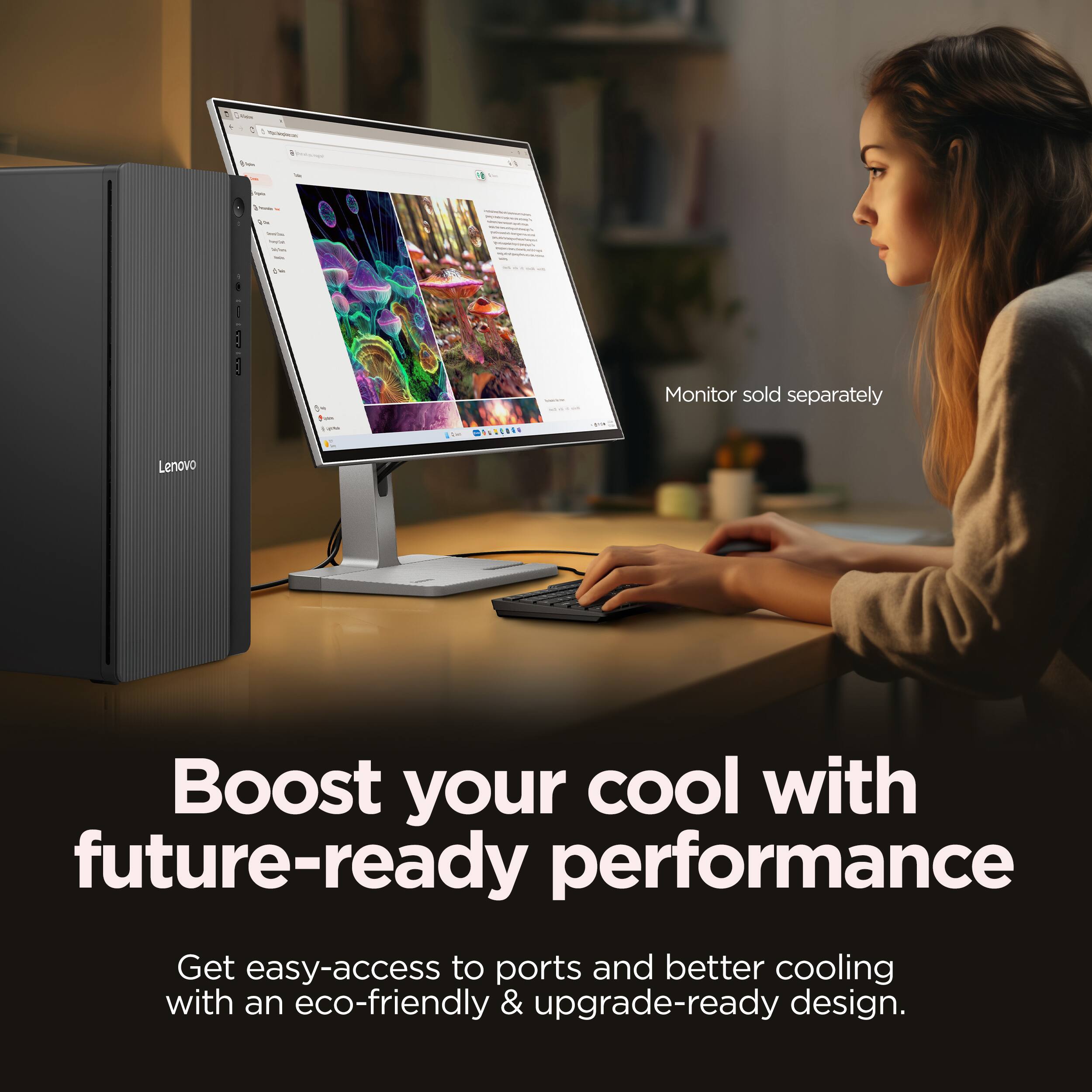 Lenovo IdeaCentre Tower 17 Desktop Intel Core Ultra 7 265F