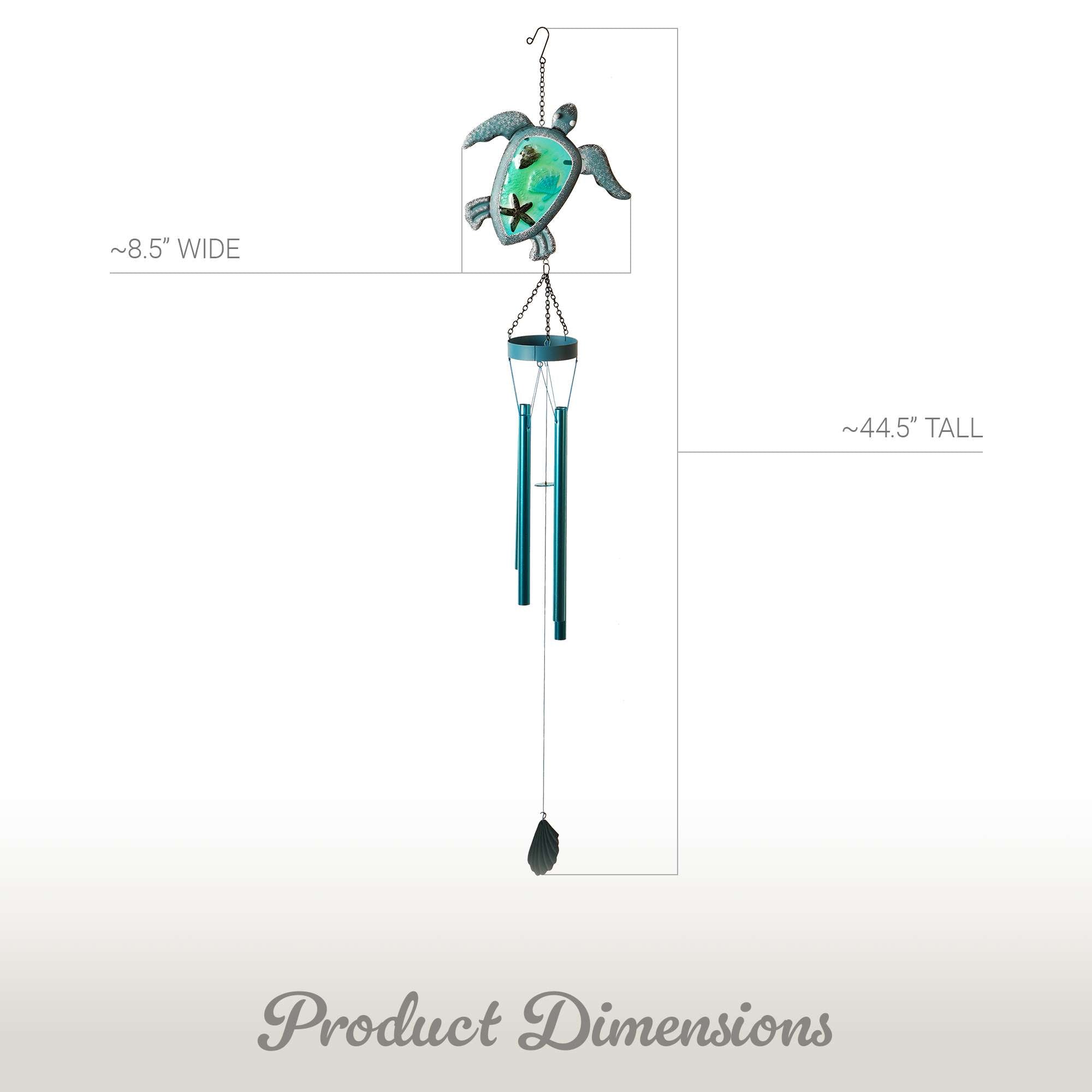 ~8.5" WIDE  
~44.5" TALL  

Product Dimensions
