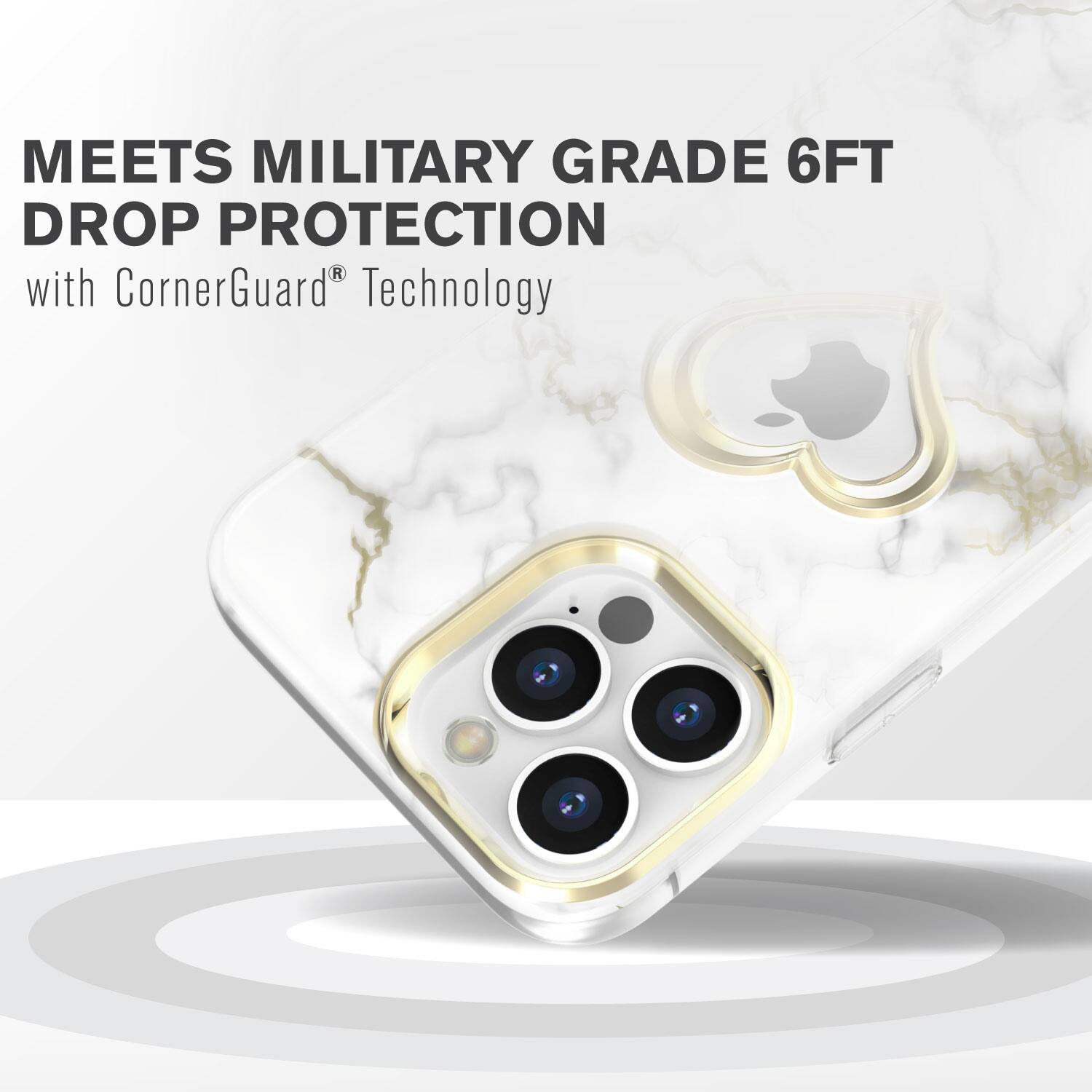 MEETS MILITARY GRADE 6FT DROP PROTECTION  
with CornerGuard® Technology