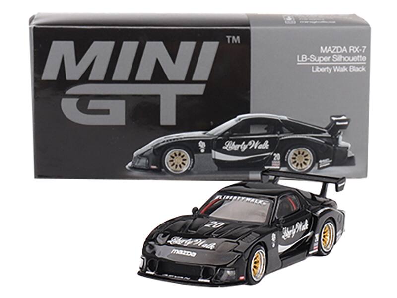 MINI GT  
MAZDA RX-7  
LB-Super Silhouette  
Liberty Walk Black