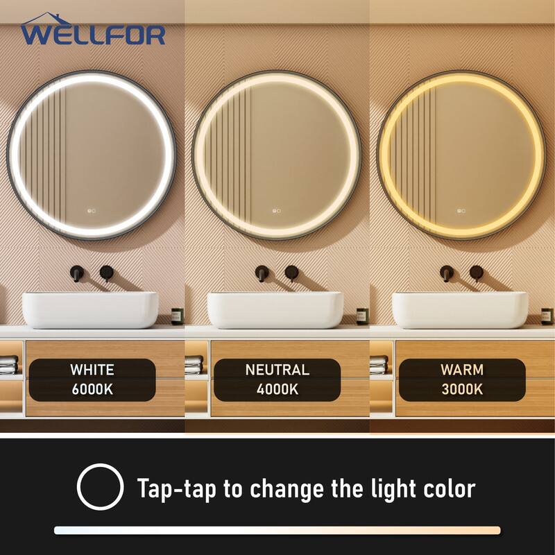 WELLFOR 0 BC  
E WHITE 6000K NEUTRAL 4000K WARM 3000K  
Tap-tap to change the light color