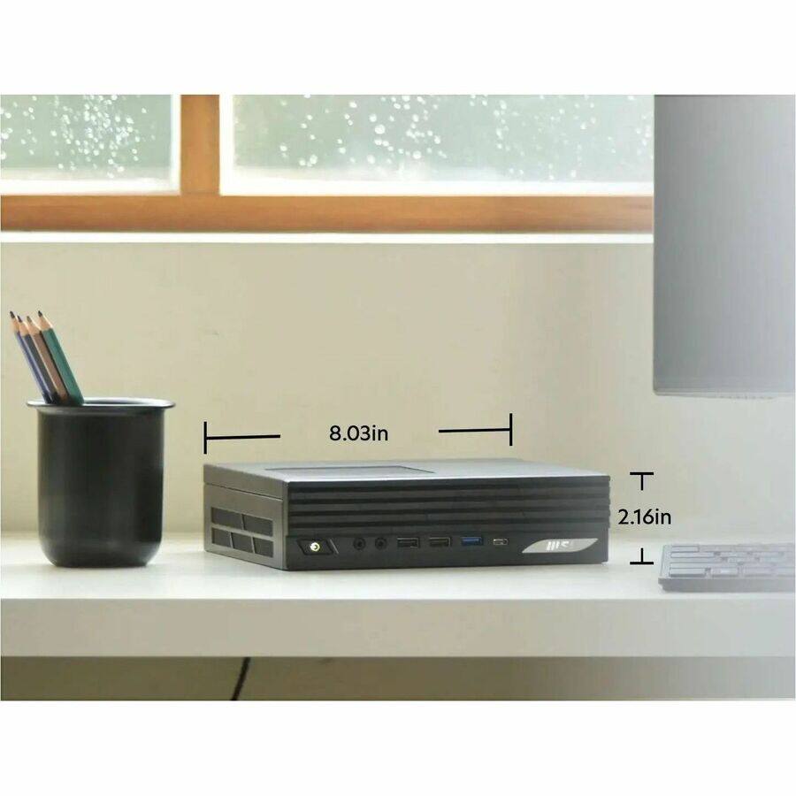 Alt View 7. MSI - MSI DP21 14MQ-006US i5-14500 16GB DDR5 1TB SSD UHD 770 Win 11 Pro - Black.