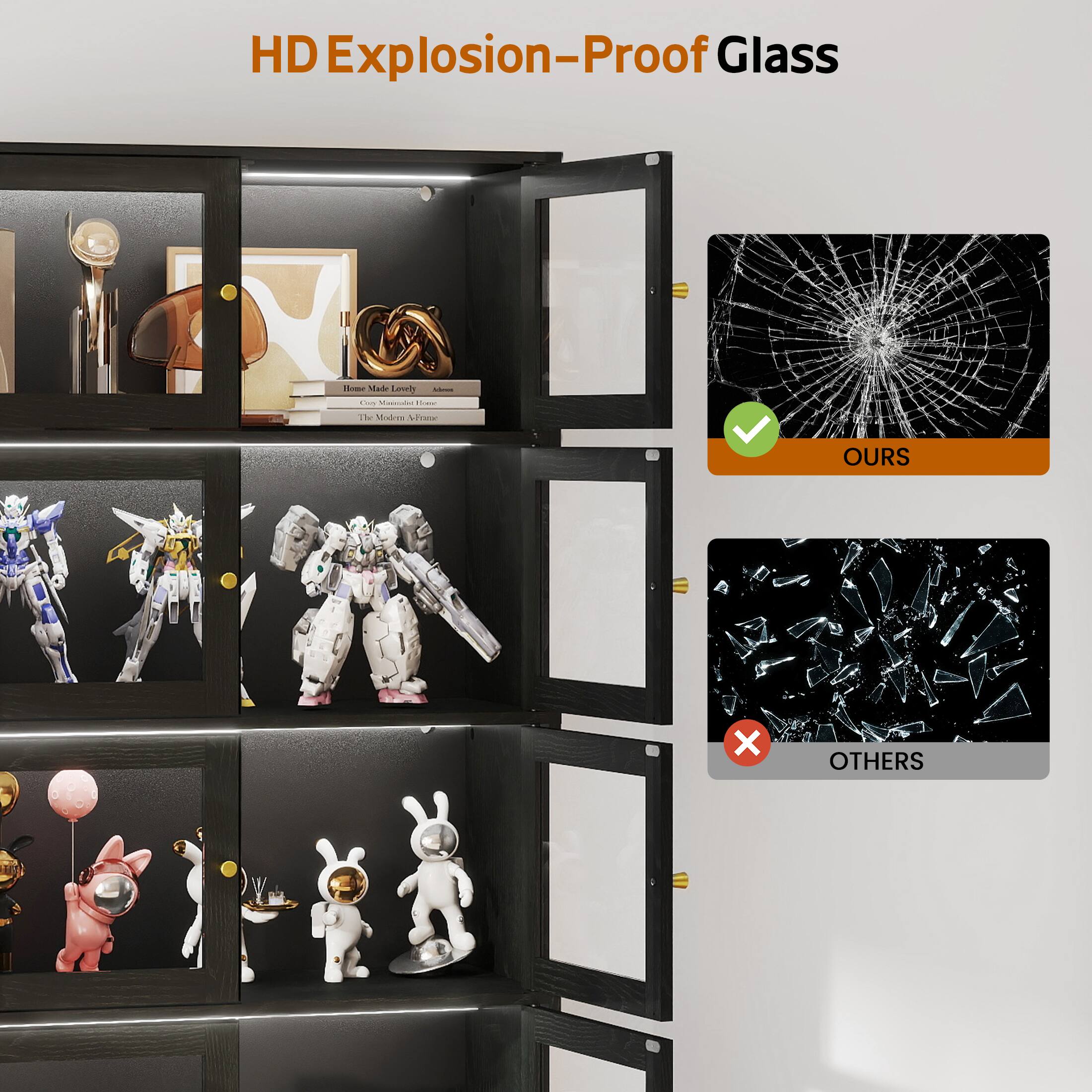 HD Explosion-Proof Glass

OURS

OTHERS